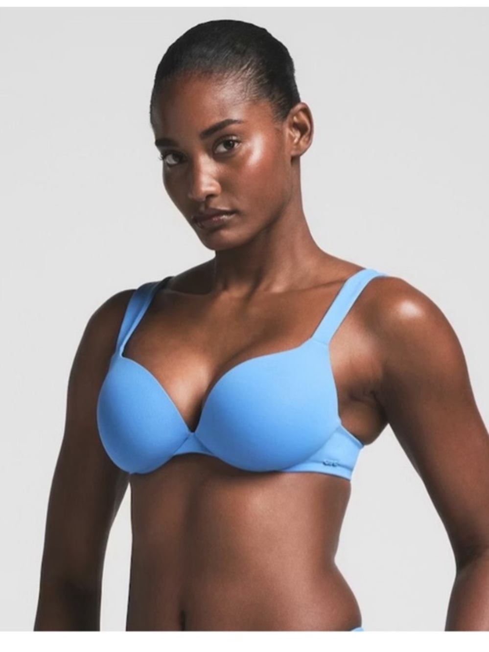 NWT Skims signature swim ultimate push bra bikini top size 10 tide